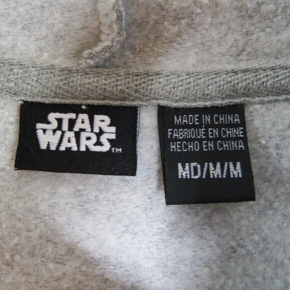 Star Wars "The Mandalorian" Baby Yoda Graphic Hoodie Sweatshirt Medium Unisex - Picture 5 of 7